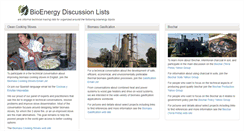 Desktop Screenshot of bioenergylists.org