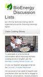 Mobile Screenshot of lists.bioenergylists.org